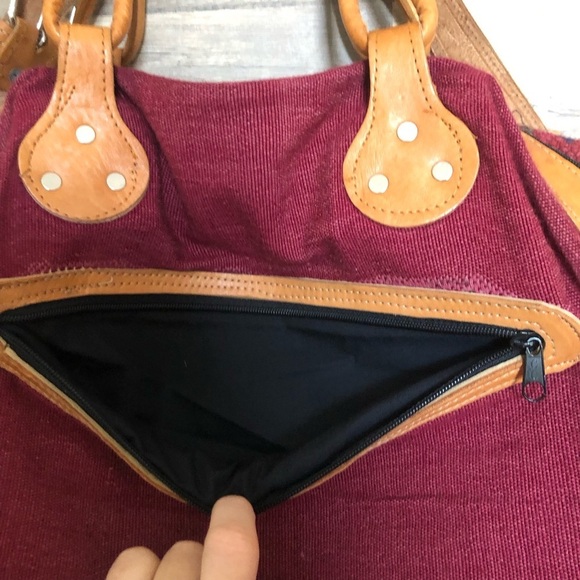 Boho Handcrafted Woven Navaho Southwestern Multicolor Crossbody Bag - Picture 6 of 16